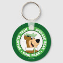 Search for smiling bear key rings Retro animation style