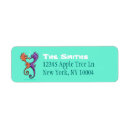 Search for sea horse return address labels Under the sea