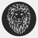 Search for black lion stickers Black and white