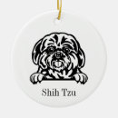 Search for shih tzu christmas tree decorations Dog