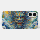 Search for oriental dragon iphone cases Blue