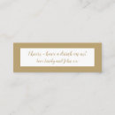 Search for gold ticket business cards Elegant