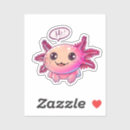 Search for cute axolotl stickers Illustration