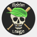 Search for green skull stickers Halloween