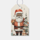 Search for black santa gift tags Red