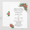 Search for holiday engagement party invitations Poinsettia
