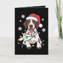 Search for german shorthaired pointer dog cards Santa