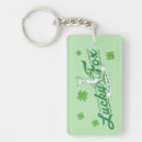 Search for st pattys day rectangular key rings Lucky