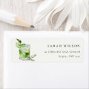 Search for margarita return address labels Watercolor