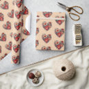 Search for vintage valentines day wrapping paper Hearts