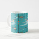 Search for retro atomic mugs Turquoise