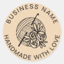 Search for yarn stickers Hand crafted