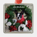 Search for boston terrier holiday christmas decor Cute