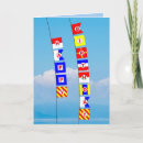 Search for signal flags postcards Sailor