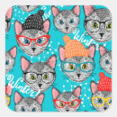 Search for winter kitten stickers Cat