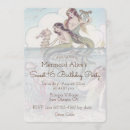 Search for vintage mermaid invitations Retro