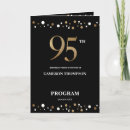Search for birthday programs Gold and black