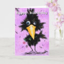 Search for funny crow birthday cards Bird
