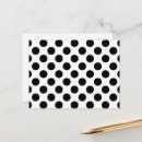 Search for black and white polka dots postcards Polka dot pattern