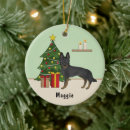 Search for black german shepherd christmas tree decorations Cute