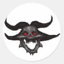 Search for horned skull stickers Demon