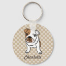 Search for english bulldog key rings Cute