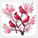Search for cardinal birds stickers Red bird