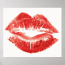 Search for red lips posters Kiss
