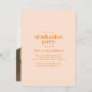 Search for peach graduation invitations Minimalist
