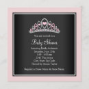 Search for tiara baby shower invitations Princess