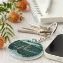 Search for turquoise stone key rings For her