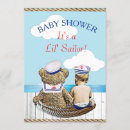 Search for sailor baby boy shower invitations Blue