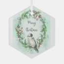 Search for bird christmas tree decorations Nature