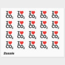 Search for carbon dioxide stickers Co2
