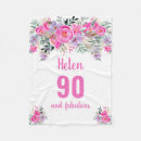 Search for 90th birthday blankets Script
