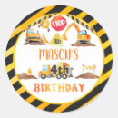 Search for construction stickers Construction birthday party