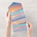 Search for cruise wedding invitations Sunset
