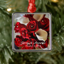 Search for red rose christmas tree decorations Bouquet