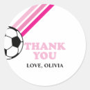 Search for soccer thank you stickers Pink