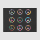 Search for peace sign tissue paper Retro