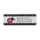 Search for ladybug return address labels Pretty