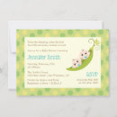 Search for two peas in a pod baby shower invitations Boys