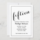 Search for daughter birthday invitations Black and white