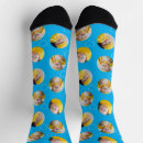 Search for blue socks Novelty
