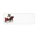 Search for sleigh return address labels Dog