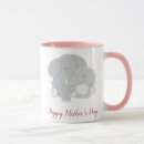 Search for mother and baby elephant mugs Animals