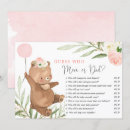 Search for funny baby shower games We can bearly wait