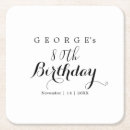 Search for parties coasters Happy birthday