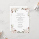 Search for pine cone wedding invitations Elegant