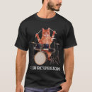 Search for cat drums tshirts Funny